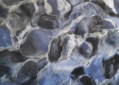 Blue Pebbled Flow