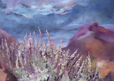After Sunset, Colorado Monument 24x30x1.5 | Oil on canvas | $800.